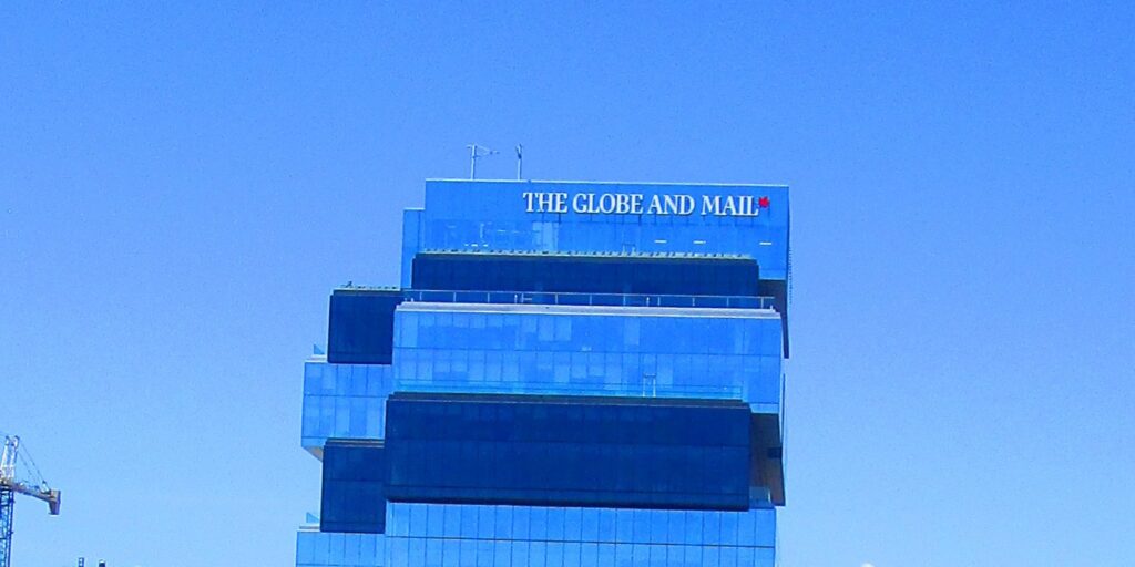 The Globe and Mail Centre. Headquarters of the Globe and Mail.