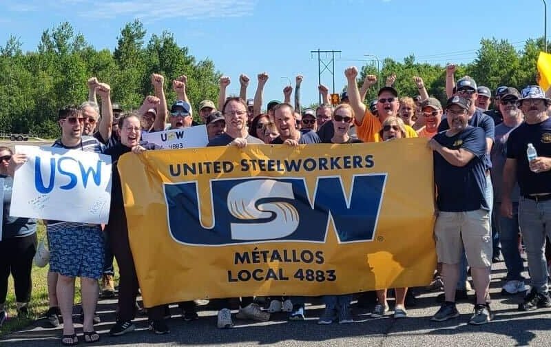 United Steelworkers at IMP Aerostructures are on strike to fight real wage losses.
