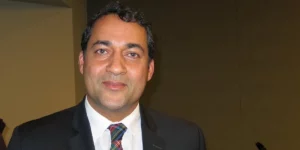 Raj Sherman at the preferential health care inquiry in Edmonton on January 2, 2013.