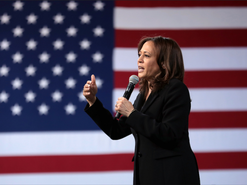 Kamala Harris is the first debate opponent to put the bully in his place