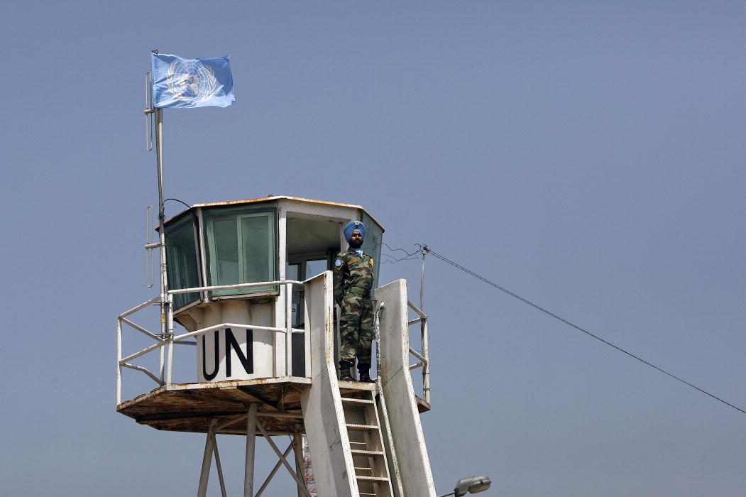 A UN observation post in Lebanon.