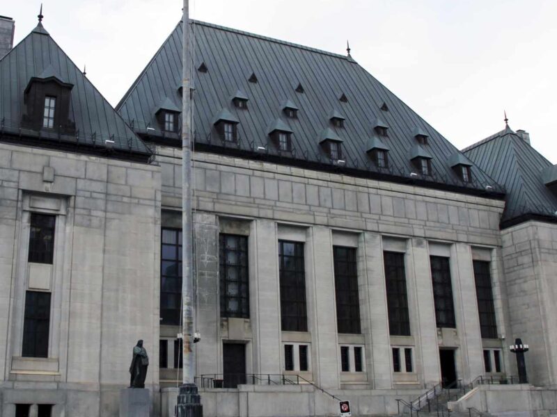 The Supreme Court of Canada.