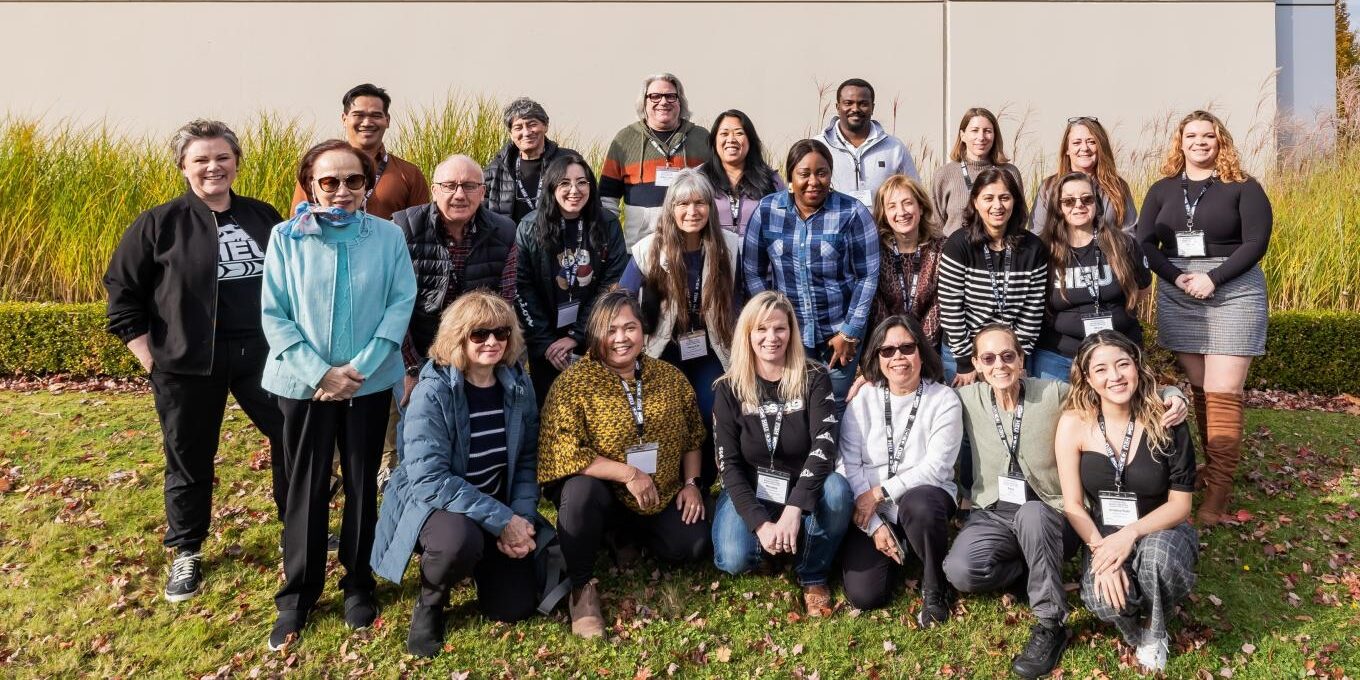 An image of community social service workers at their bargaining convention. These workers have elected a bargaining team and set a mandate.