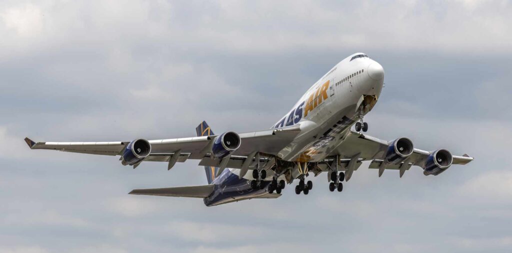 A Boeing built 747.