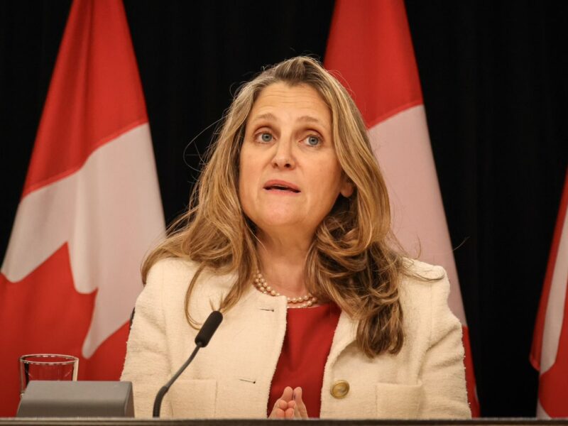 Chrystia Freeland.