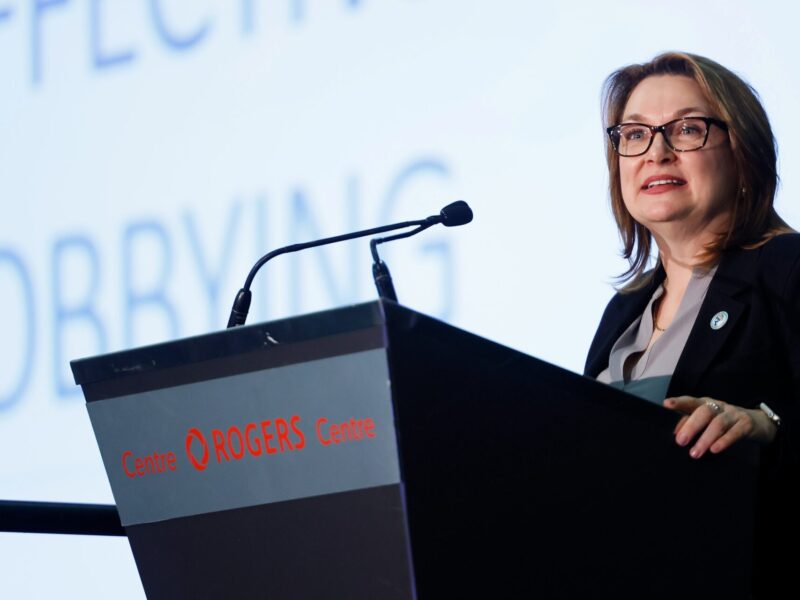 Canadian Labour Congress President Bea Bruske.