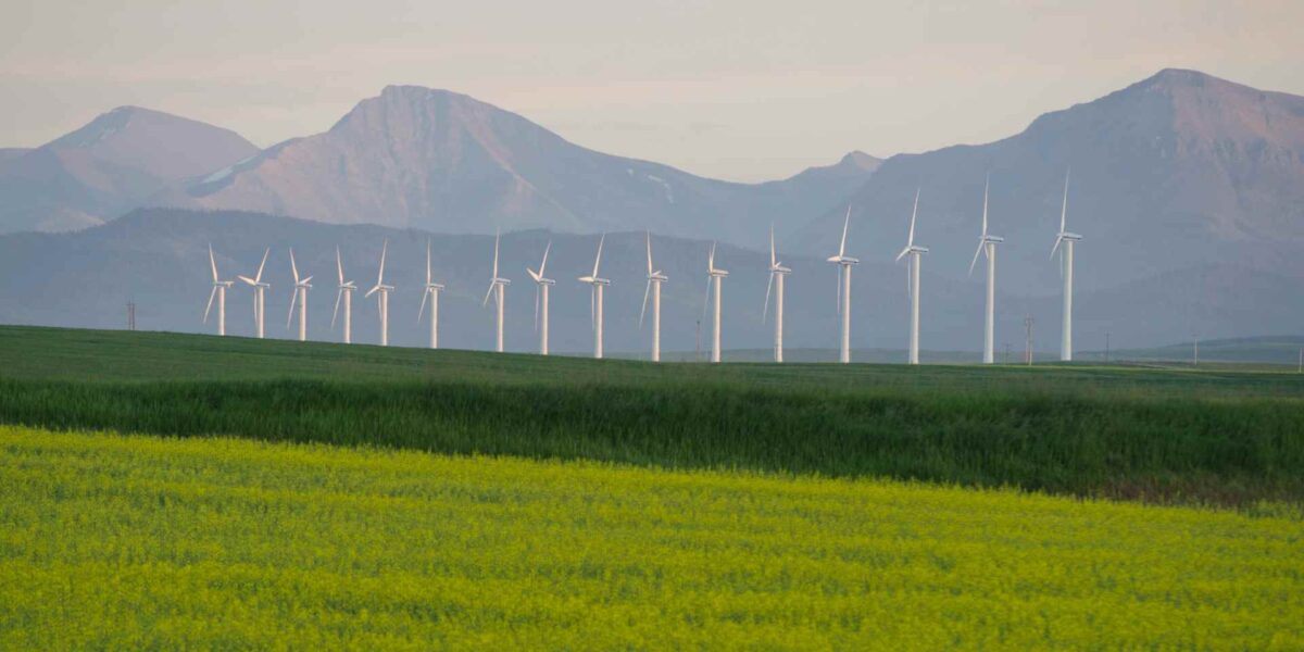 Alberta's Pincher Creek wind farm.