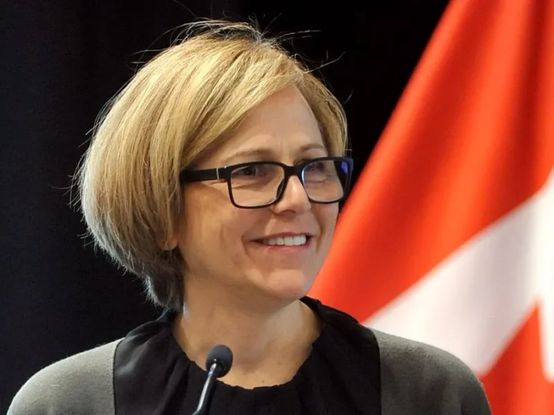 Former Alberta Health services CEO Athana Mentzopoulos, when she was vice-president of the Canadian Credit Union Association in 2018.