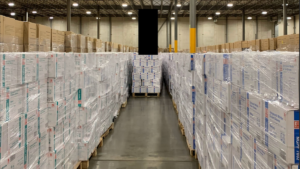 Pallets of boxes of Turkish ‘Tylenot’ and unused COVID masks squirrelled away in an Edmonton Warehouse while the meter runs to pay for storage.