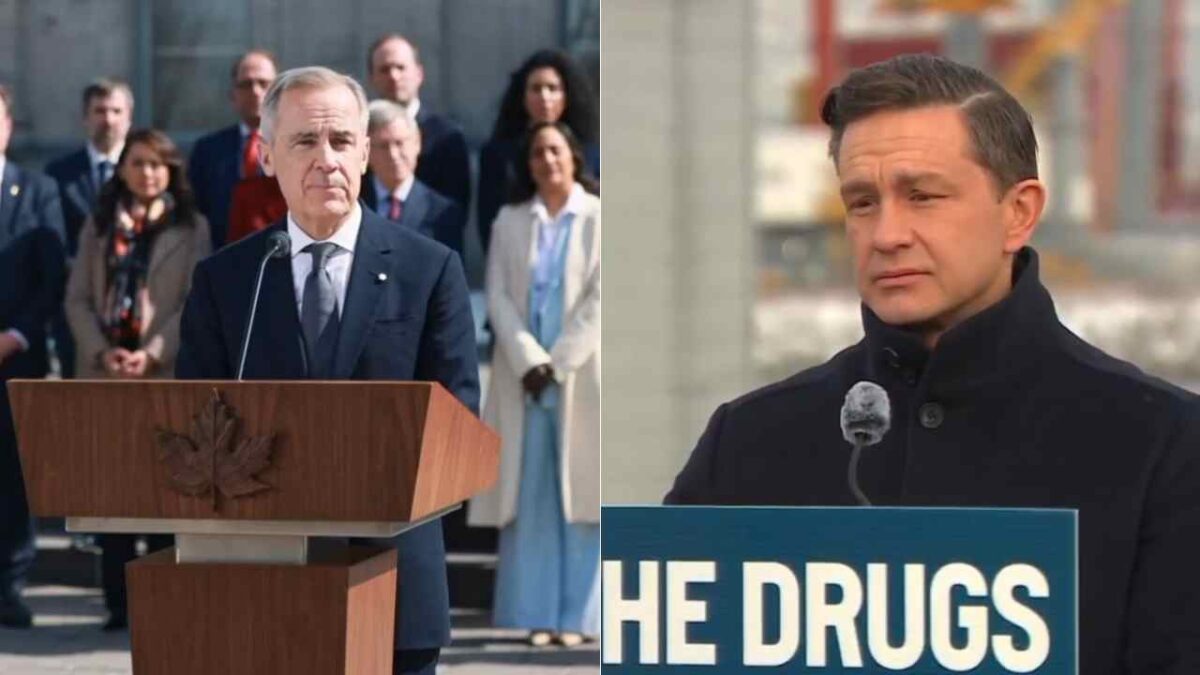 Liberal leader Mark Carney, and Conservative leader Pierre Poilievre.