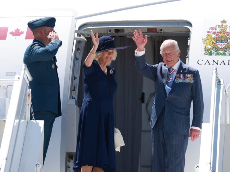 King Charles III, who delivered Carney's throne speech, departs Canada with his wife Queen Camilla on a Government of Canada aircraft.