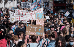 Thousands protest the UK Supreme Court ruling in London.