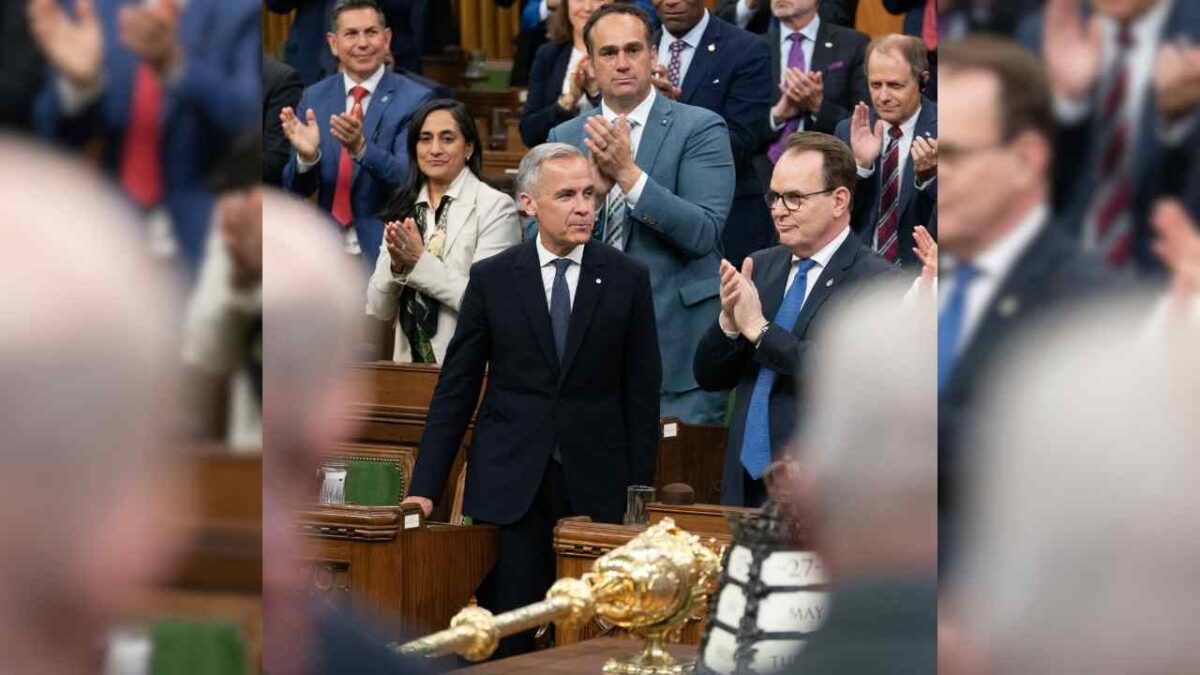 Mark Carney in the House of Commons.