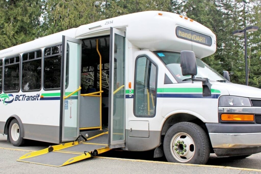 A HandyDART bus.