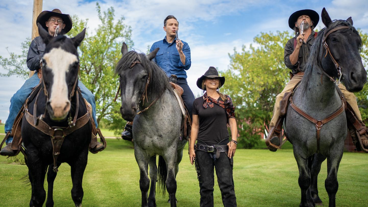Federal Opposition Leader Pierre Poilievre gets ready to celebrate his victory in yesterday’s Battle River-Crowfoot by-election in a photo, unlikely to play well in ridings where votes are harder to get for Conservatives, that was posted on his Facebook page yesterday.