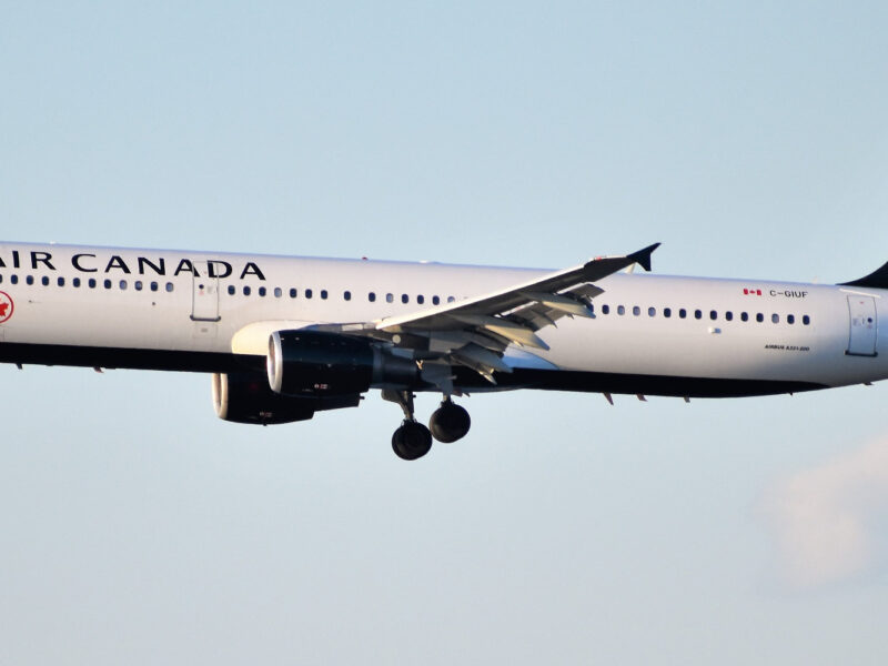 An Air Canada Airbus.