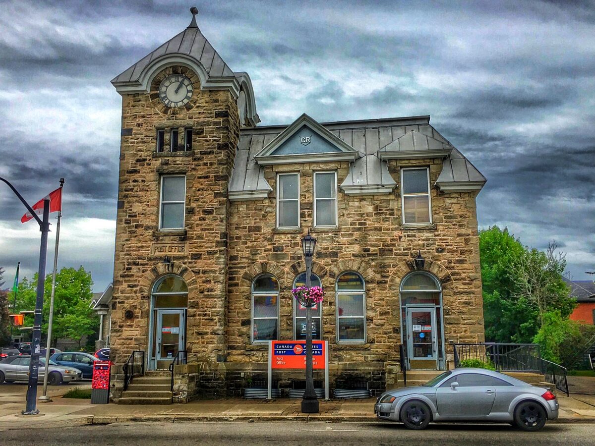 The Canada Post office in Elora, ON.