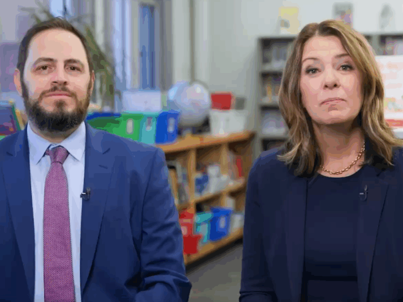 Alberta Education Minister Demetrios Nicolaides and Premier Danielle Smith explain why they used the Notwithstanding Clause to end the three-week-old provincial teachers’ strike.