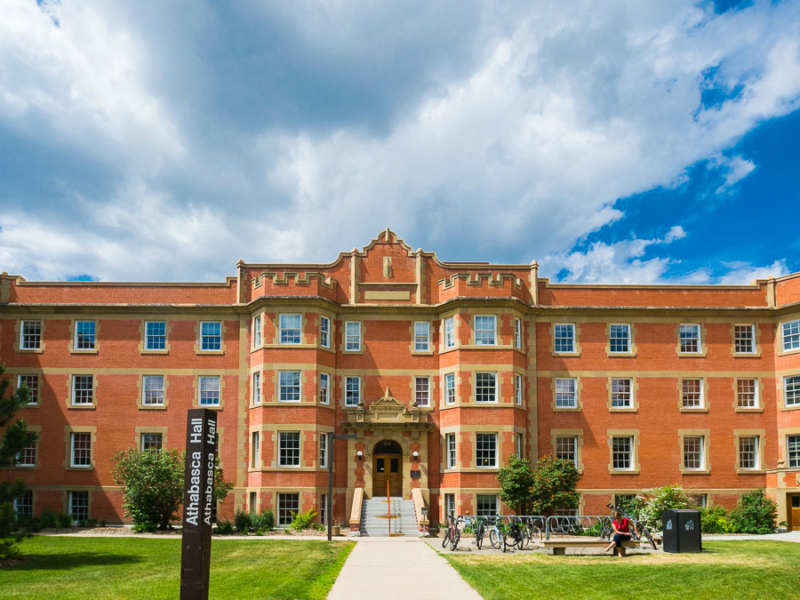 Athabasca Hall on the University of Alberta campus in Edmonton.