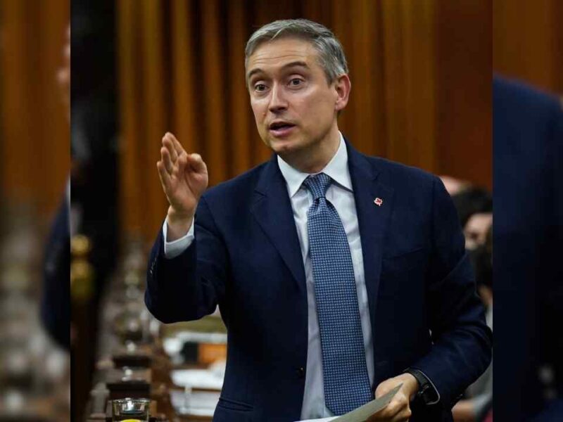 Canada's finance minister François-Philippe Champagne chose to cut international assistance in his first budget.