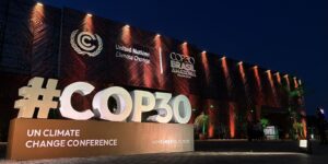 Outside of the COP30 conference.