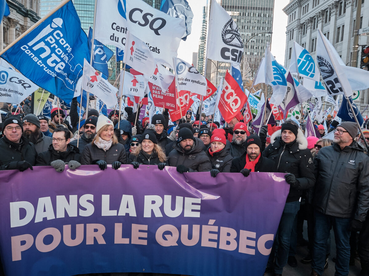 Quebec unions are standing up against CAQ’s Law 14