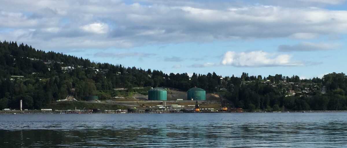 A Trans Mountain Pipeline terminal station.