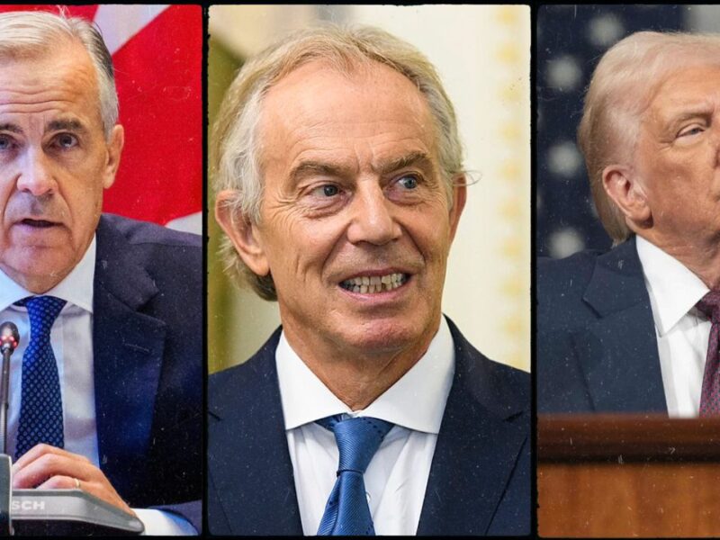 Mark Carney, Tony Blair, and Donald Trump