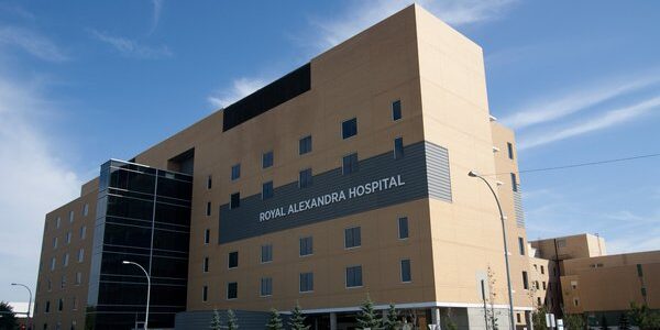 The Royal Alexandria Hospital in Edmonton, Alberta.