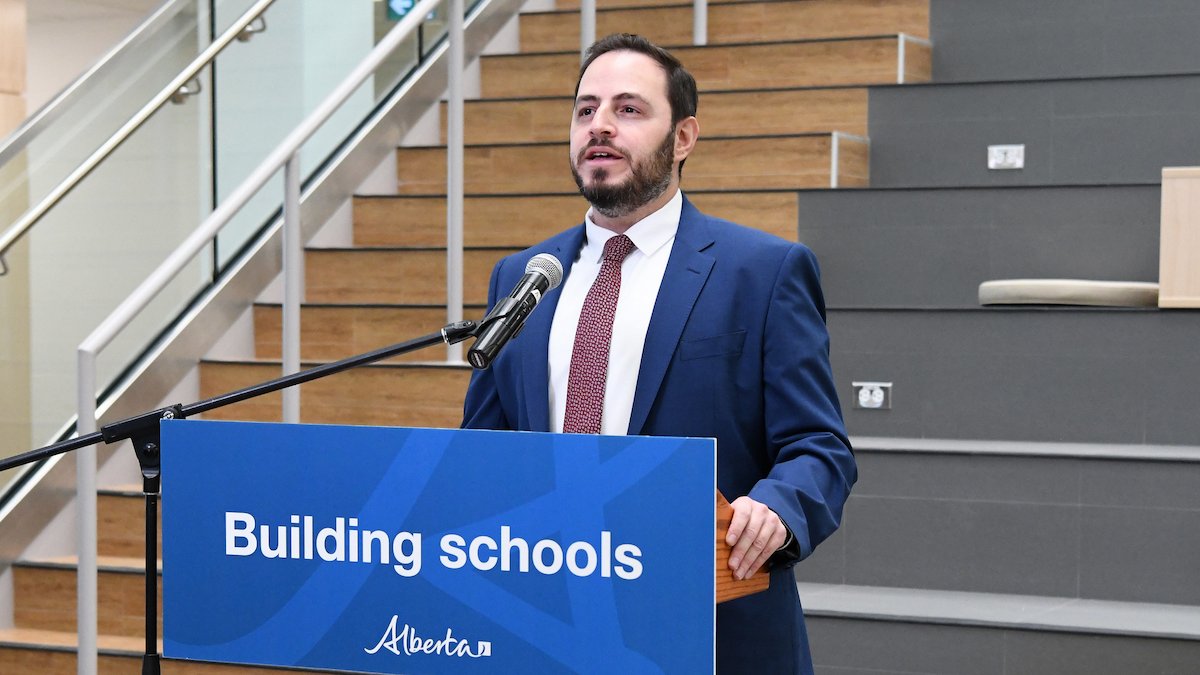 Alberta Education Minister Demetrios Nicolaides.