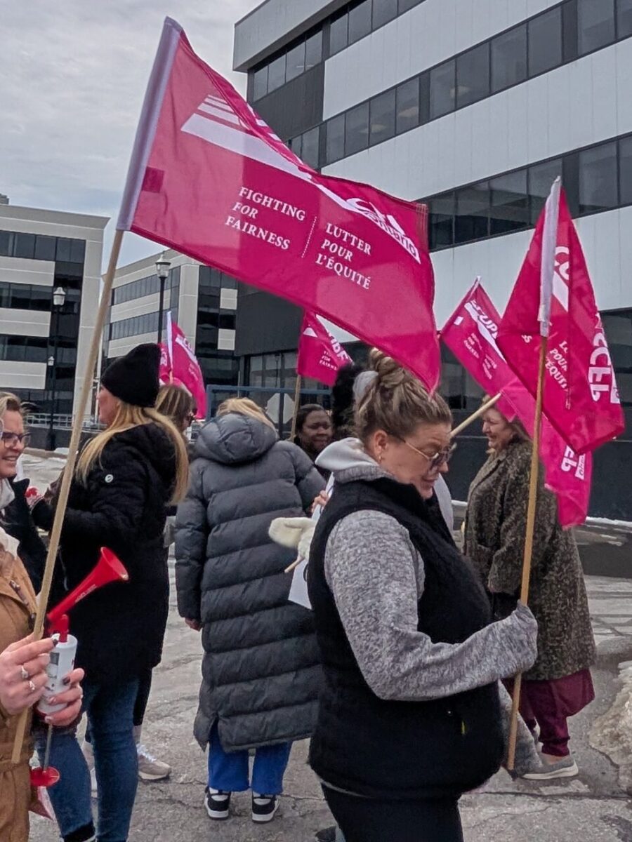 CUPE workers rally after long-term care facility unilaterally cuts employee hours