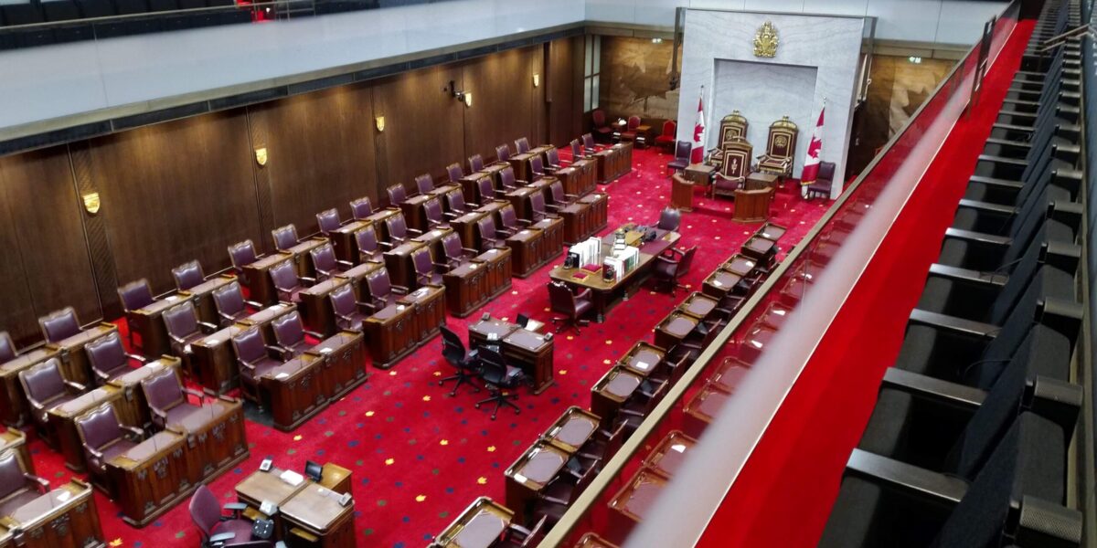 Canada's Senate chamber.