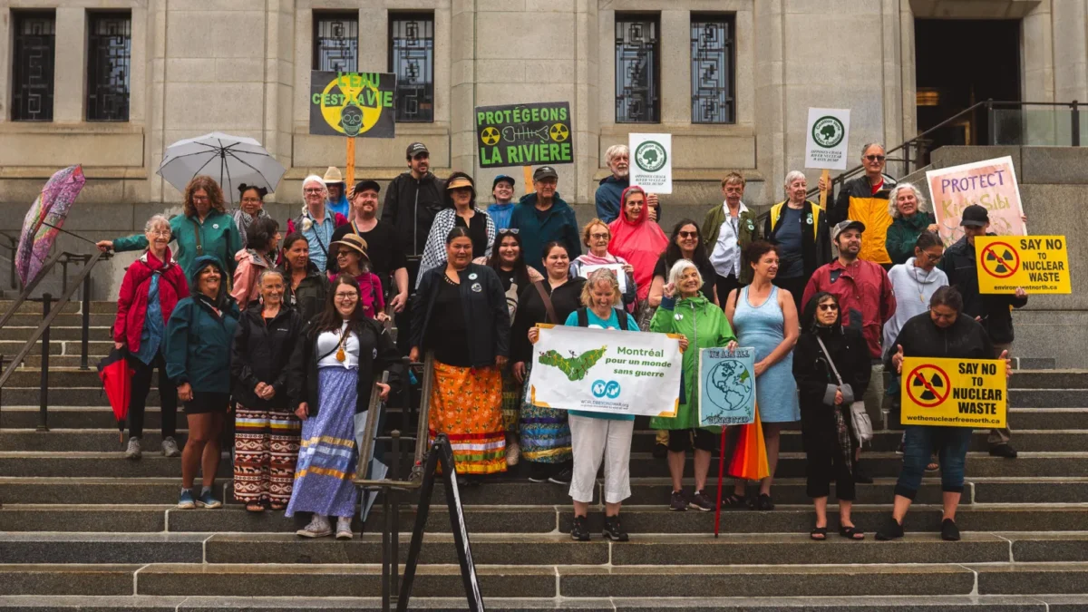 The Kebaowek First Nation filed a legal challenge to a new nuclear waste facility near Chalk River.