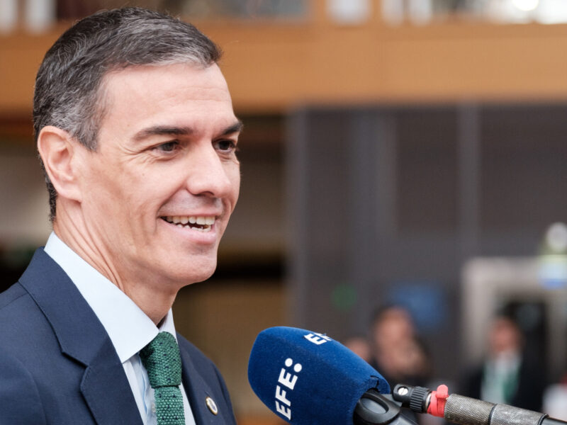 Spanish Prime Minister Pedro Sanchez.