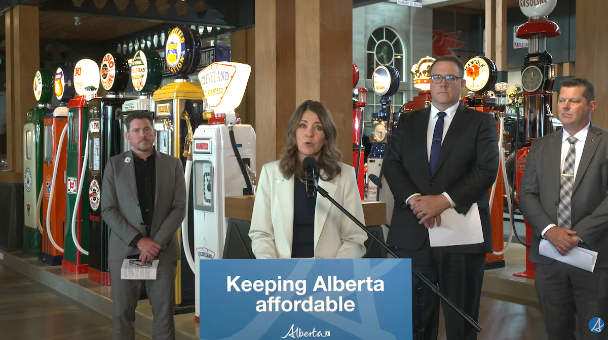 Premier Danielle Smith tries to make “Dani Dollars” sound like the sweetest deal since “Ralph Bucks” at her news conference in Calgary.