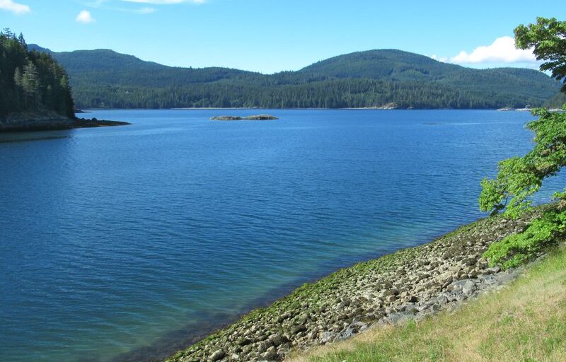 Orchard Bay on northern Quadra Island, BC.