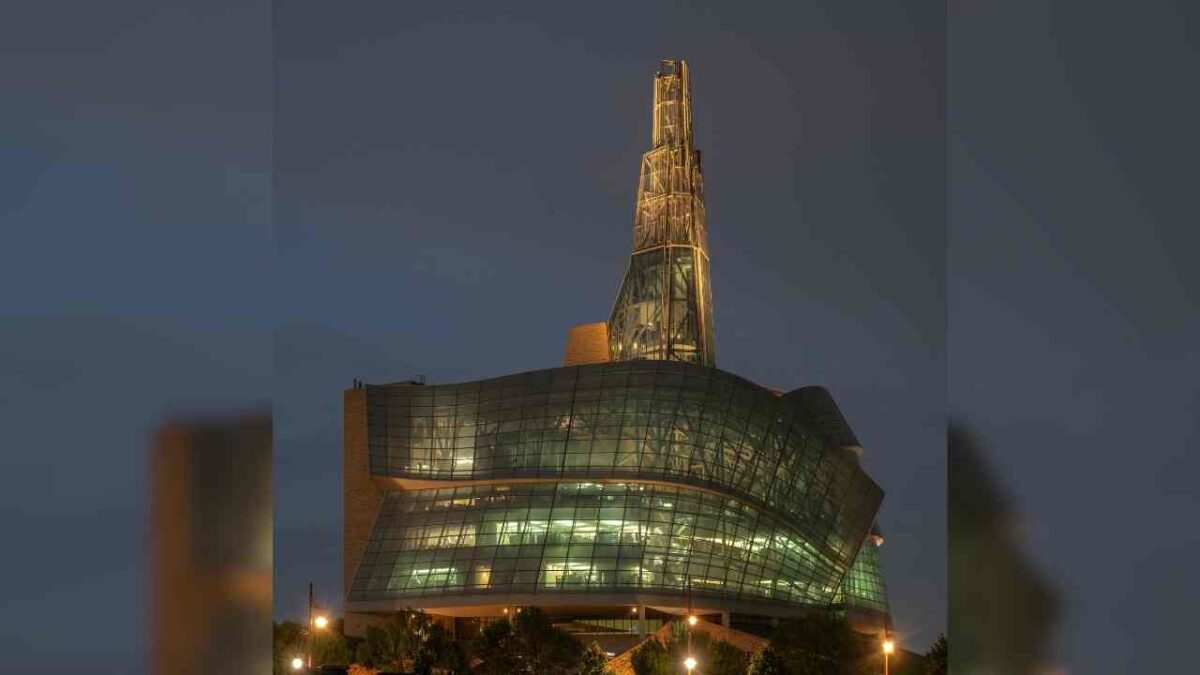 The Canadian Museum for Human Rights in Winnipeg.