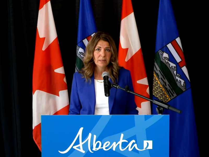 Alberta Premier Danielle Smith held a press conference in Grande Prairie Wednesday, August 26 to explain why Alberta isn’t about to make any sacrifices to help Canada fight Donald Trump’s tariffs.