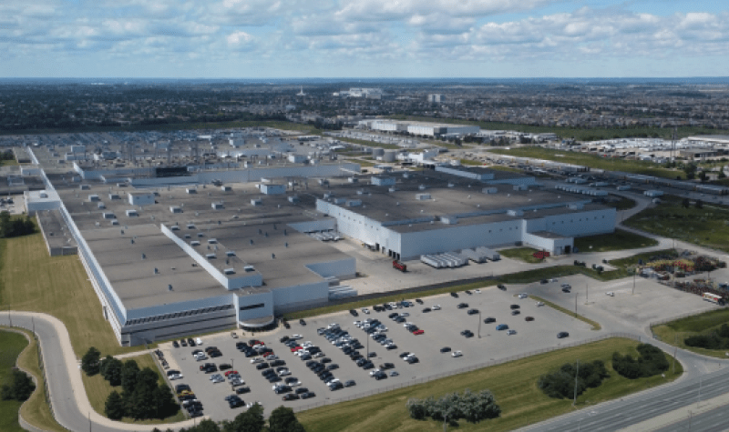 The Stellantis plant in Brampton, ON could face some of the strictest tariffs.