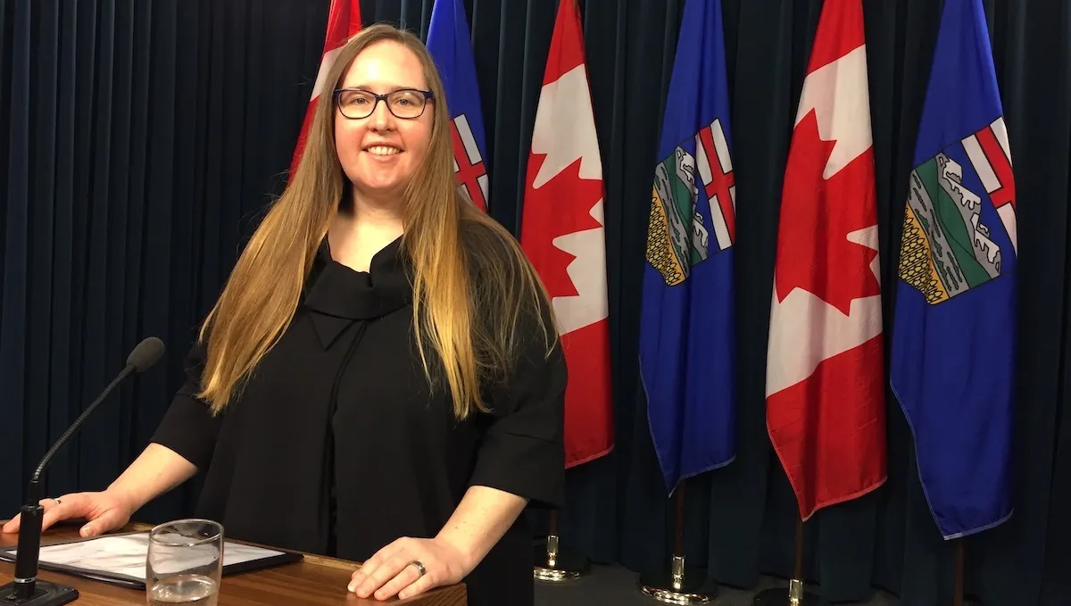 NDP House Leader Christina Gray accused the Smith Government of aiding separatists with Thursday’s sudden rule change governing voter lists.