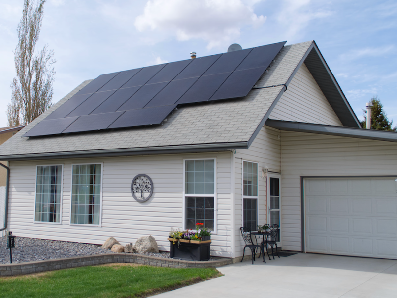 Solar panels – an increasingly common sight in Alberta, one that the United Conservative Party would like to make a lot less common.
