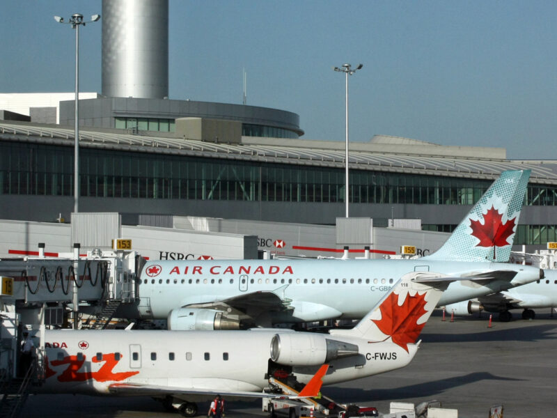 The Toronto International Airport.